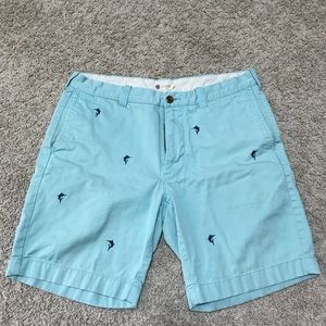Men’s J.Crew washed/Swordfish shorts